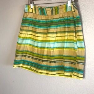 Loft Striped casual skirt. Size 4P